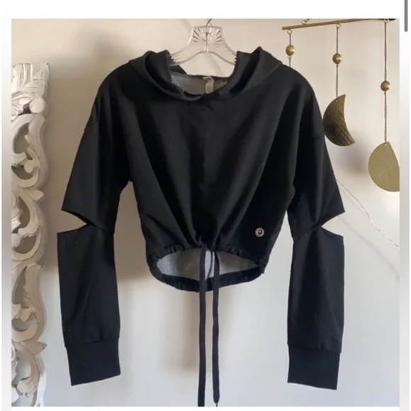 🪞 NEW font drawstring pull over long sleeve athleisure hoodie top - Scorpio sol - Picture 5 of 5